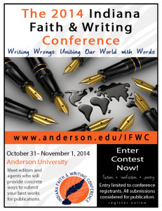 Indiana Faith and Writing Conference, Anderson IN @ Anderson University - York Performance Hall | Anderson | Indiana | United States